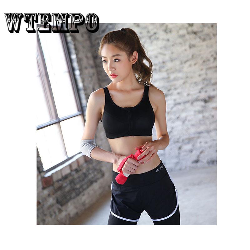 Women Shockproof Seamless Sports Bra Padded Push Up Tank Tops Athletic Gym Running Yoga Vest