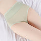 5Pcs/Set Women's Spring and Summer Large Size Causal Thin Briefs High Waist Solid Color Seamless Panties
