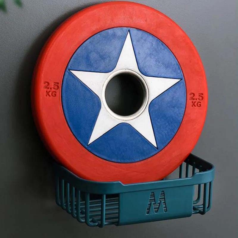 Sanitary Paper Frame Bathroom Round Paper Tissue Box Wall Hanging Toilet Toilet Paper Storage Rack