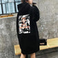 Autumn and Winter Hooded Plus Size Sweater Mid-length Loose Padded Base Skirt