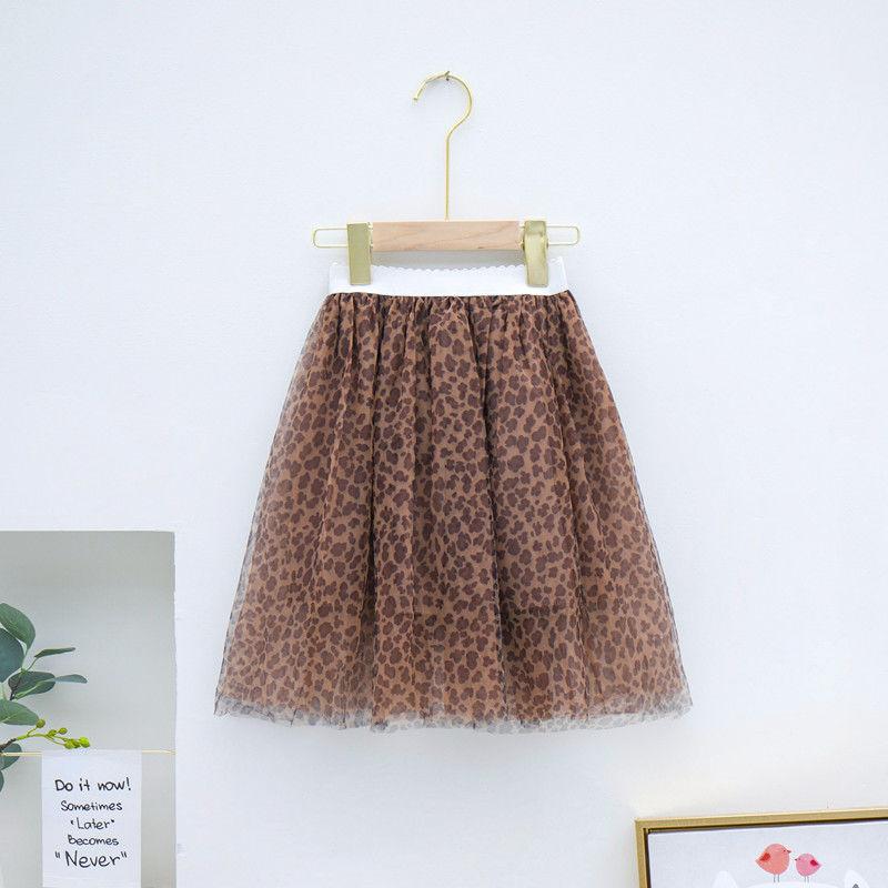 Baby Girls Princess Mesh Skirts Summer Kids Heart Print Clothing Children Sweet Party Costumes 3-7Y