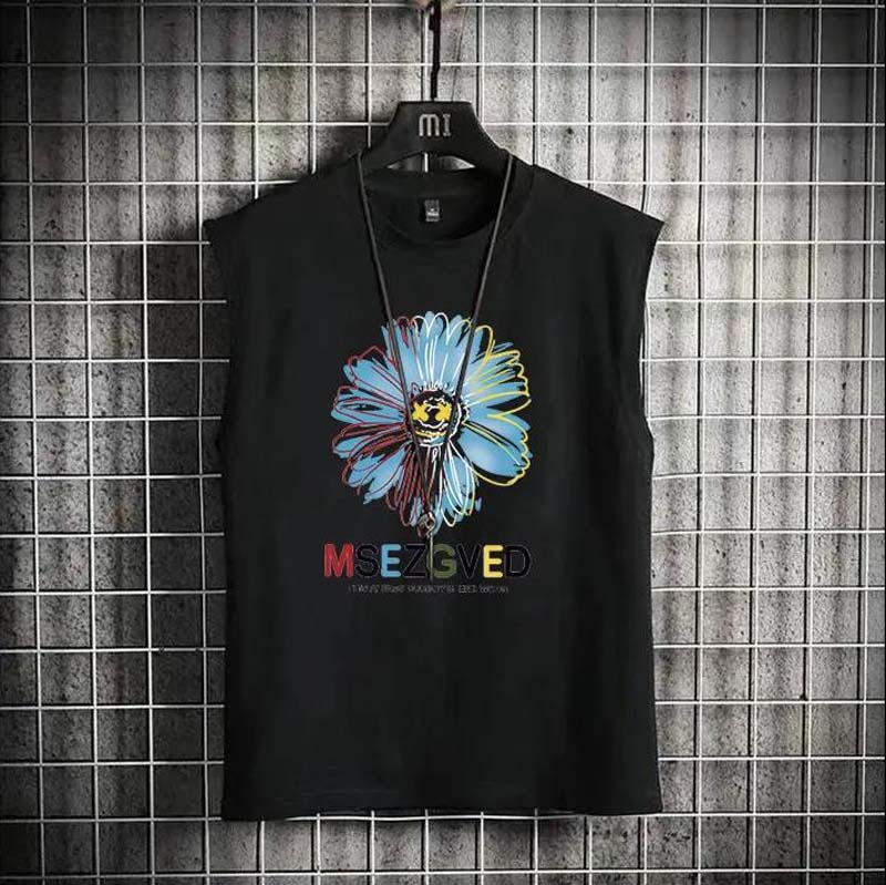 Summer Outer Wear Thin Vest Loose Vest All-match Sleeveless Sleeveless T-shirt
