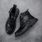 Plus Velvet Padded Winter Warm Snow Boots Men's Leather Cotton Shoes Waterproof Non-slip Trendy Martin Boots