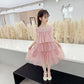 Girls Princess Dress Cake Skirt Girl Baby Dress Children's Skirt Banquet Children's Clothing Girls Tufted Summer Cute Sequin Dress