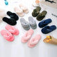 Warm Fluffy Slippers Women Cozy Faux Fur Cross Indoor Floor Slides Flat Soft Furry Shoes Ladies Female Celebrities Flip Flops