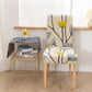 Two-piece Stretch Chair Cover Universal Fabric Simple Home Dining Chair Cushion Cover Stool Backrest Dining Table Piece Cover