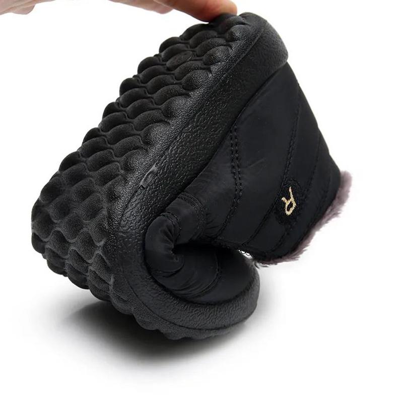 Winter Ladies Waterproof Short Cotton Shoes Cloth Shoes Women's Shoes Plus Velvet Warm Casual Shoes Thick Non-slip Shoes