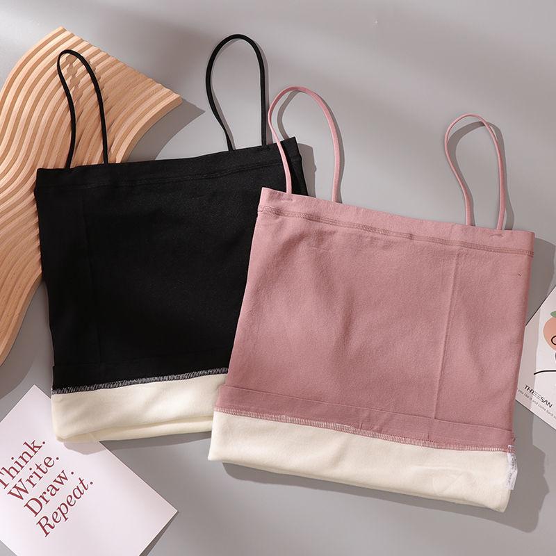 Thermal Wear Women Sexy Winter Clothing Velvet Vest Warm Body Tops Sleeveless Spaghetti Strap Slim Solid Seamless Y2K Inner Wear