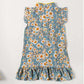 Children Dress Spring Summer Broken Flower Kids Clothing  Baby Girls Clothing Sleeveless Cheongsam Dress Girl