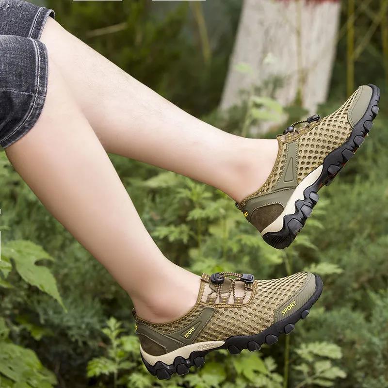 Men's Shoes Spring and Summer All-match Breathable Shoes Outdoor Non-slip Wear-resistant Wading Sports Shoes