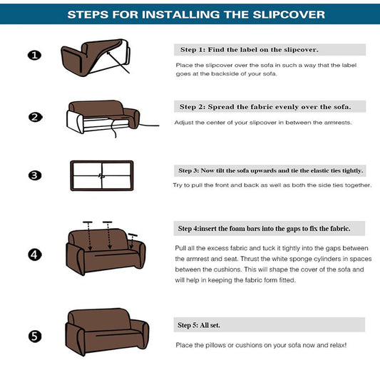Elastic Sofa Cover for Living Room Spandex Sofa Slipcovers Tight Wrap All-inclusive Couch Cover