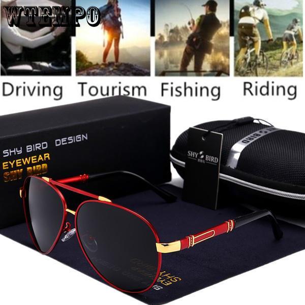 WTEMPO Men Driving Transition Lens Sunglasses Sports Outdoor Sunglasses Polarized Sunglasses Men Dri