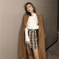 Pofulove Turtleneck Hollow Top Fashion Shirt Slim Sweater Cannot Ball BallButton Turtleneck