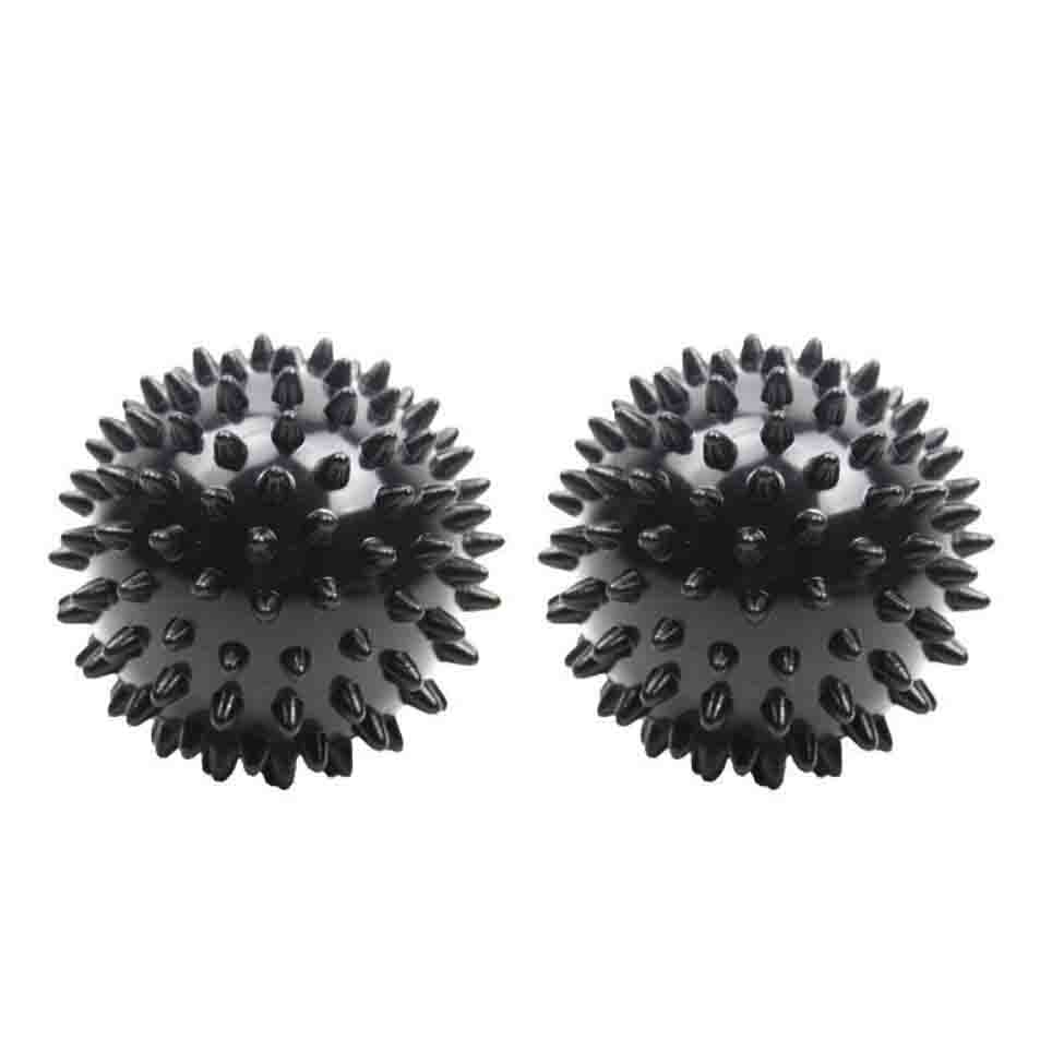 2pcs Massage Ball Relax Balls Hand Foot Point Peanut Massage Spiky Ball Pain Relief Fitness Health Care