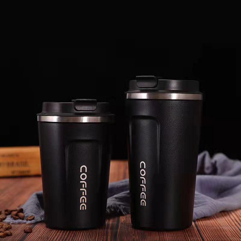 Keelorn 500ML Coffee Cup with Lid Seal Stainless Steel Vacuum Bottle Car Water Bottle Water Cup