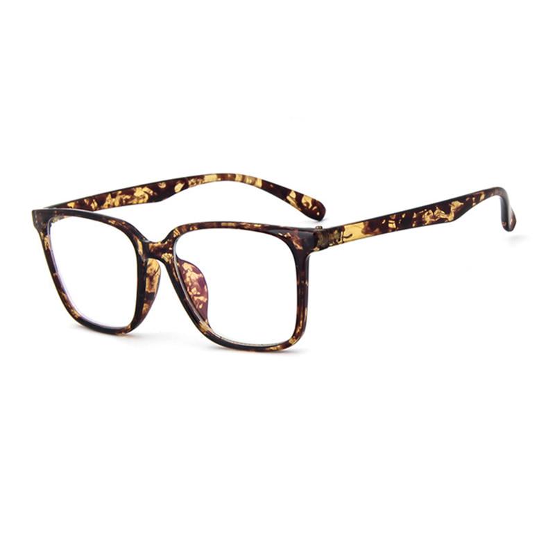 WTEMPO Fashion Women Glasses Frame Men Black Eyeglasses Frame Vintage Square Clear Lens Glasses Opti