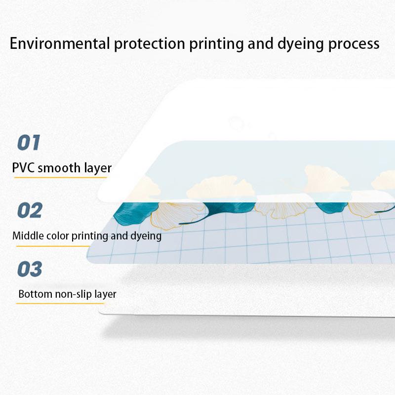 Pvc Waterproof Anti-scald and Oil-proof Soft Glass Coffee Table Mat Tablecloth Desktop Protective Film TV Cabinet Desk Table Mat