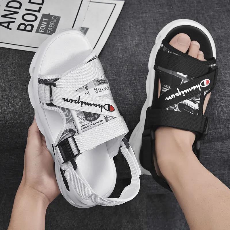 Summer Men's Breathable Sandals Men's Non-slip Dual Purpose Sandals Beach Shoes