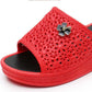 Slippers Women's Summer Outdoor Wear Thick Bottom Wedge Heel Indoor Non-slip Slippers