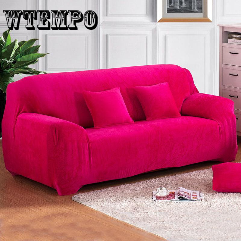 Sofa Cover  1/2/3/4 Seater L Shape Stretch Thick Plush Sofa Cover Chair Cover Couch Sofa Slipcovers