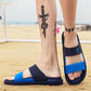 WTEMPO Unisex Summer Sandals Men's Women Slippers Flip Flops Non-slip Soft Beach Shoes Home Go Out Bathroom