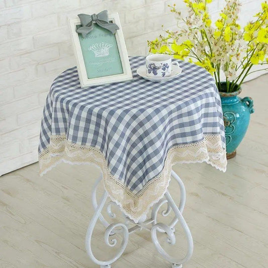 Tablecloth Round Tea Table Cloth Household Bedside Table Cover Towel Fresh Tablecloth Living Room Rectangular Tablecloth