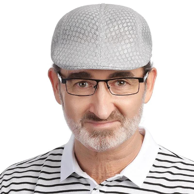 Spring Autumn Peaked Cap Men's Net Cap Summer Sun Protection Hat Women's Casual Painter Hat Outdoor Sun Hat Beret