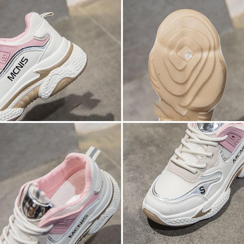 Summer Mesh Breathable Daddy Shoes Female Korean Version of The Wild Student Sports Shoes Super Fire Running