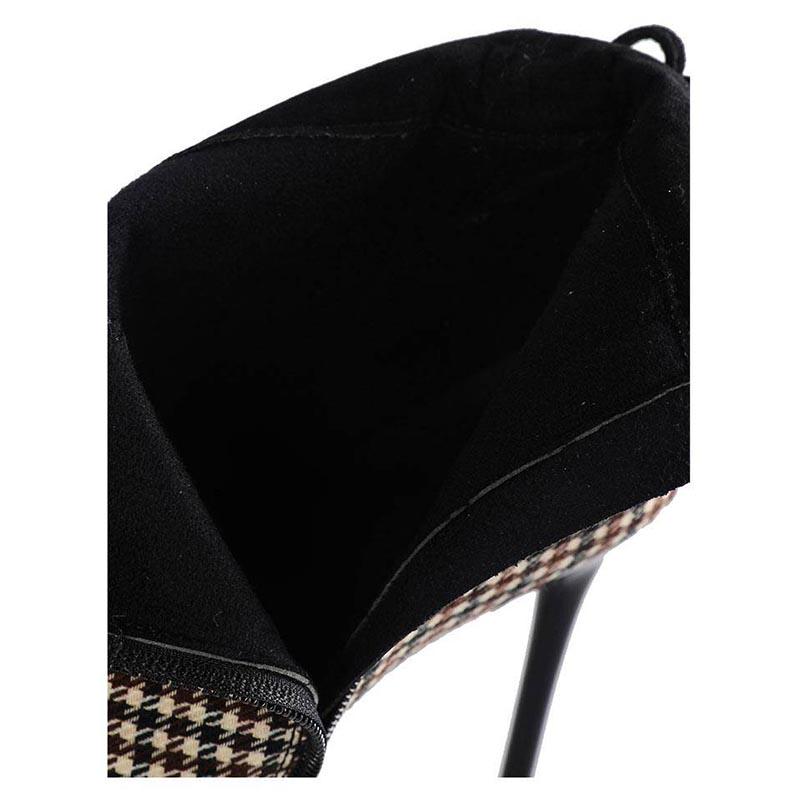 Fashion Boots Autumn Winter Pointed Martin Boots Female Stiletto High Heel Boots Straps Women's Boot