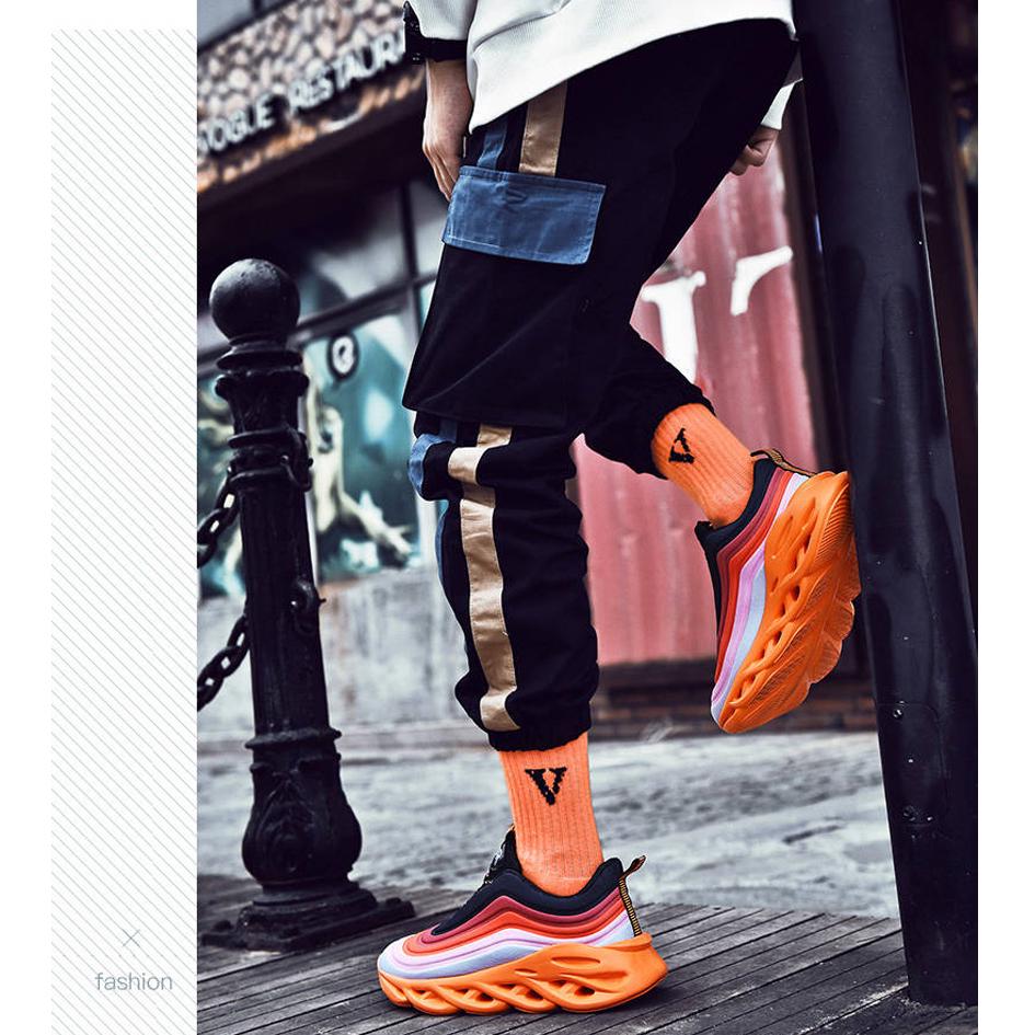 Coconut Shoes Men Breathable Daddy Shoes Running Shoes Light Non-slip Sports Shoes Jogging Sneaker