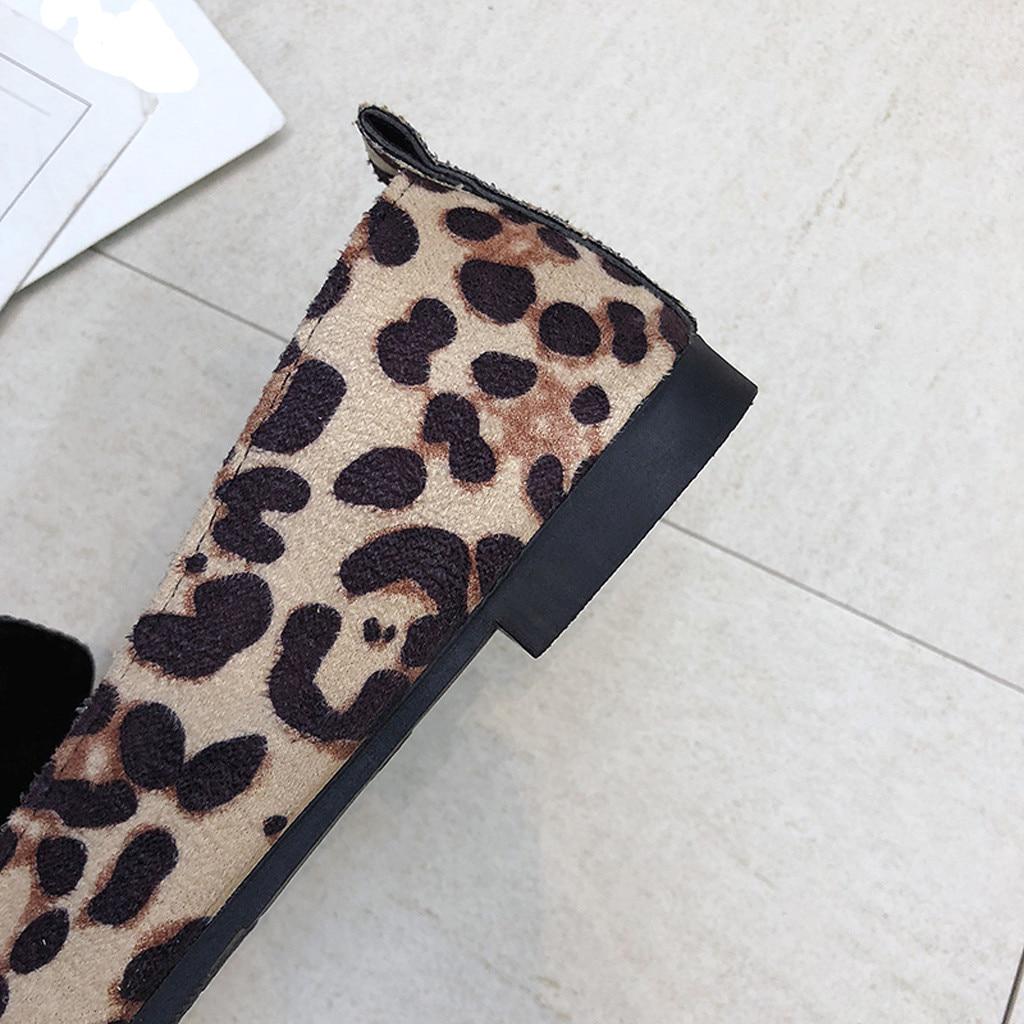 WTEMPO babet ayakkab iShoes for Woman Leisure Flats Square Head Shallow Mouth Low-Heeled Peas Baller