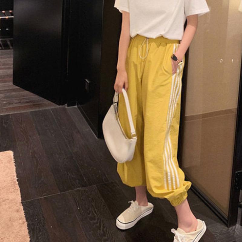 Quick-drying Sports Pants Women's Summer Thin Women's Trousers Spring and Autumn Beam Foot Wide-leg Pants Loose Casual Pants