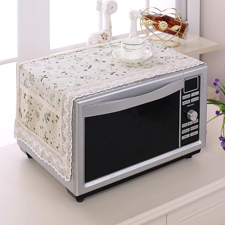 Microwave Cover Comes with Storage Bag Household Appliance Dust Cover Universal Cover Towel