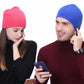 Wireless Bluetooth Earphone Cap Smart Headset with Speaker Mic Winter Outdoor Sport Stereo Music Hat