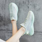 Lightweight Soft Sole Breathable Casual Sports Coconut Shoes Summer Flying Knit Sneakers Korean Wear-resistant Shoes