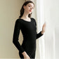 Women Winter Autumn Thermal Underwear Plus Velvet O-neck Female Tight Suit Thicken Windproof Comfortable Soft Lining Long Sleeve High Elasticity Slim