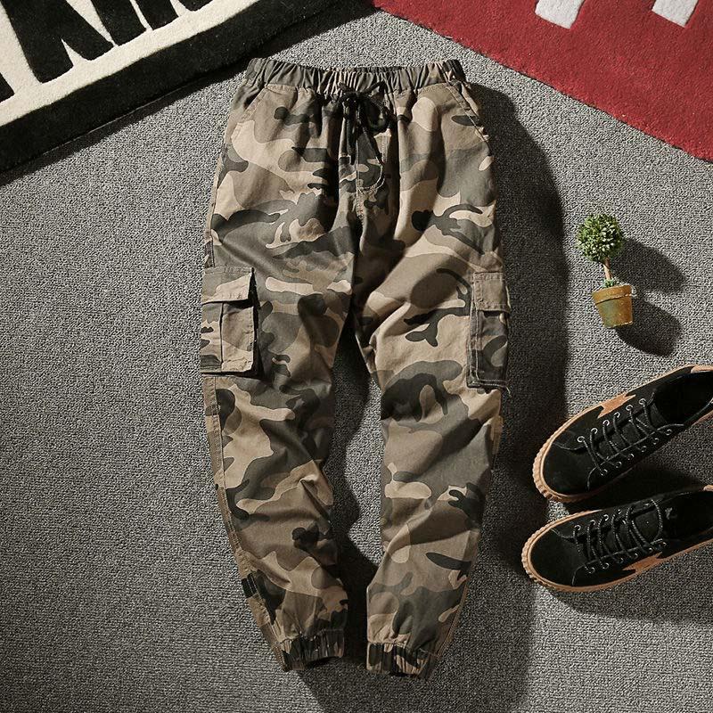 Summer Casual Camouflage Pants Loose Plus Size Men's Pants