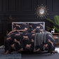 Quality Bedding Set Modern European Style Bed Linen Pillowcase and Plant Pattern Duvet Cover