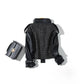 Women's Leather Jacket 2021 Short Student Korean Style Loose Autumn Coat