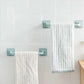 25/36cm Bathroom Towel Rack Bathroom Towel Rod Kitchen Towel Rack Paste Simple Hanging Slippers Rack PP Towel Holder 3 Color