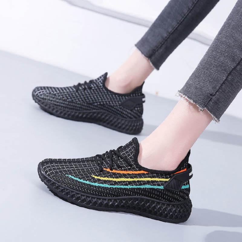 Shoes Women 2021 Spring Summer New Fashion Casual Sports Shoes Mesh Single Shoes Breathable Lightweight Women