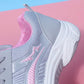 Spring and Autumn Sports Shoes Girls Running Non-slip Thick-soled Casual Shoes Students All-match