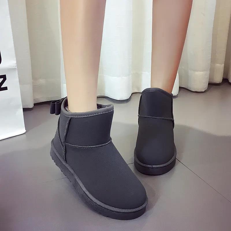 Winter Plus Velvet Thick Snow Boots Women Thick-soled Short Tube Short Boots Korean Cotton Shoes