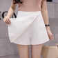 Pofulove Women High Waist Slim Chiffon Skirt Pants Anti-light Bag Hip Skirts A-line Skirt Shorts