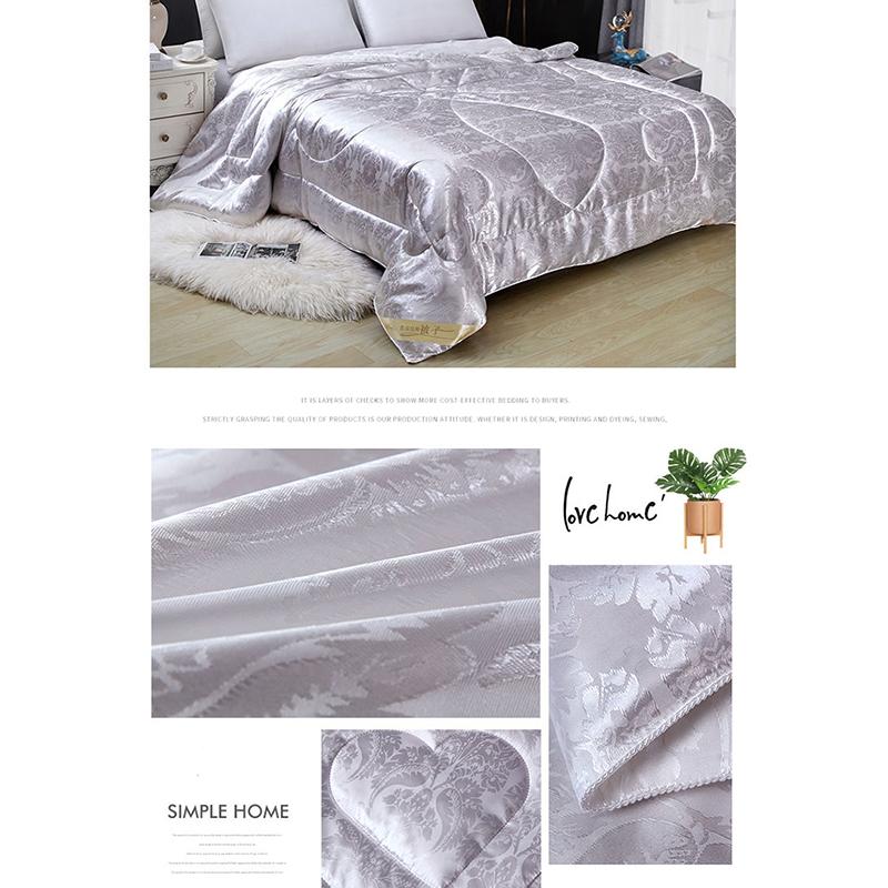 Silk Quilt 100% Mulberry Silk Cotton Quilt Winter Thickening Dormitory Single Warm Winter Quilt Core Double Air-conditioned Quilt
