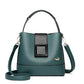 Crocodile Bucket Bag Female Trend Fashion Soft Leather Shoulder Messenger Bag Wild Large-capacity Handbag