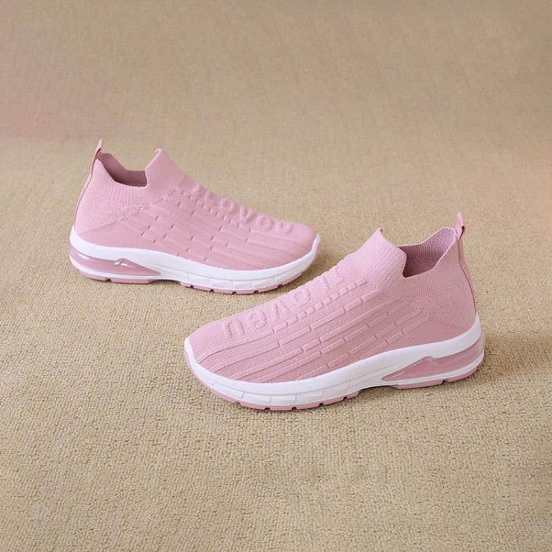 Spring Summer Women Sneakers Breathable Mesh Light Flat Loafers Casual Shoes Women Outdoor Walking Shoes Plus Size