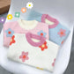 Girls Sweater Children's Clothing Baby Girl Children's Sweater Winter Plush Warm Small and Medium-sized Children's Round Neck Pullover Sweater