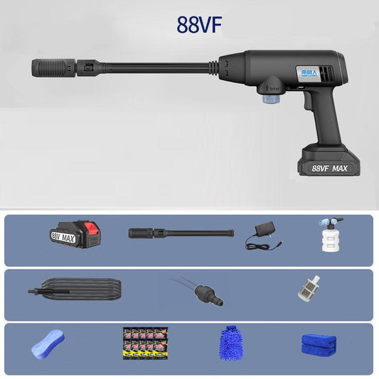 88VF Boutique High Pressure Water Gun Set Garden Spraying Machine Wireless Lithium Battery Car Washer