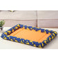 Fashion Print Flower Dog Sleeping Mat Waterproof Summer Cooling Pet Dog Bed Breathable Durabl